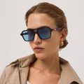 VANITY EFFECT WAXY LIGHT BLUE GÜNEŞ GÖZLÜĞÜ